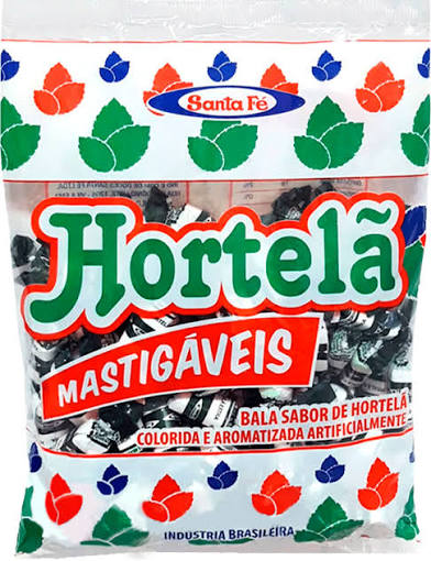 SANTA F� BALA HORTELA MASTIGAVEL PCT 500GRS